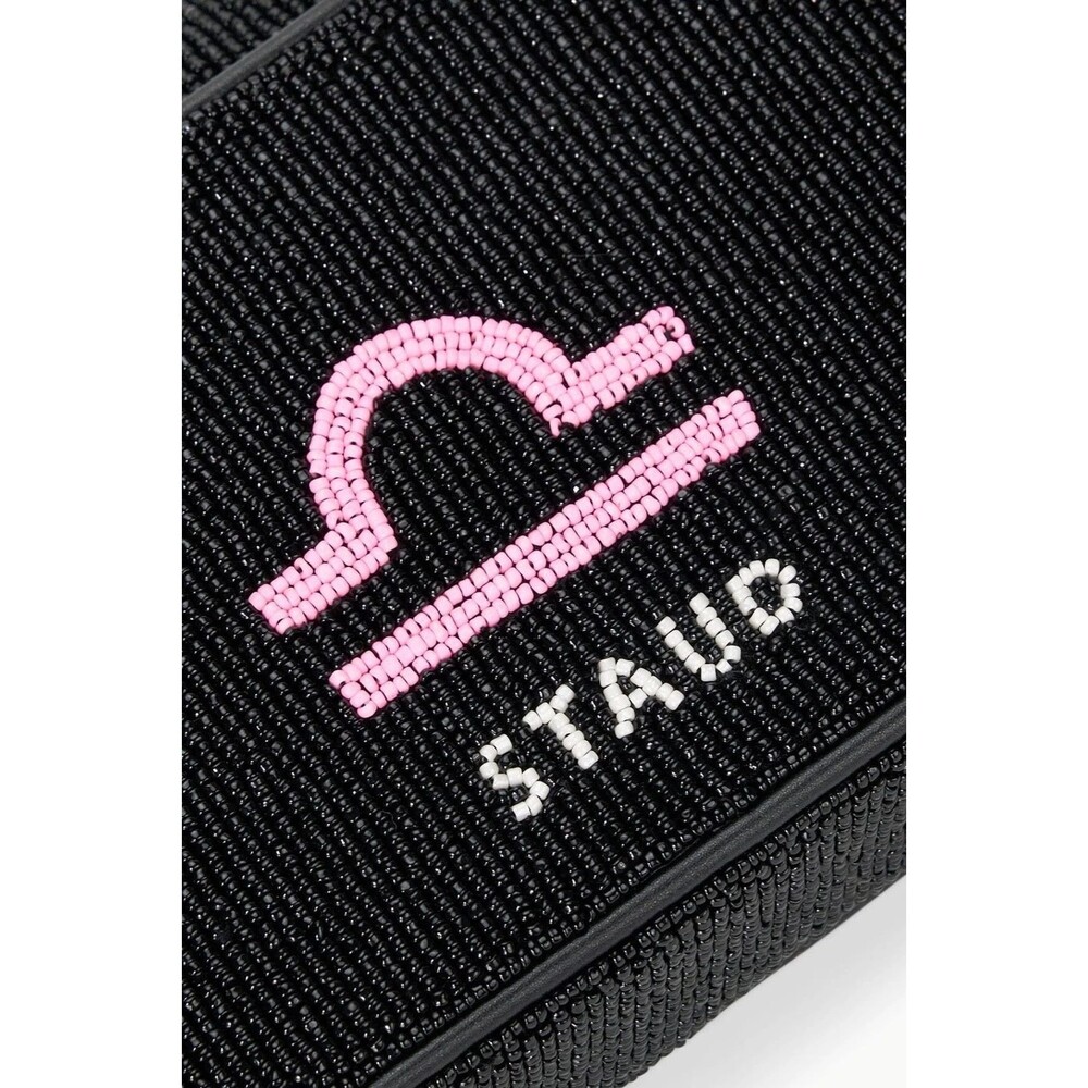 STAUD Beaded Zodiac Tommy Bag Libra Limited Collection NWT - Picture 3 of 4